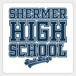 Shermer High School: 2 Color Version Sticker